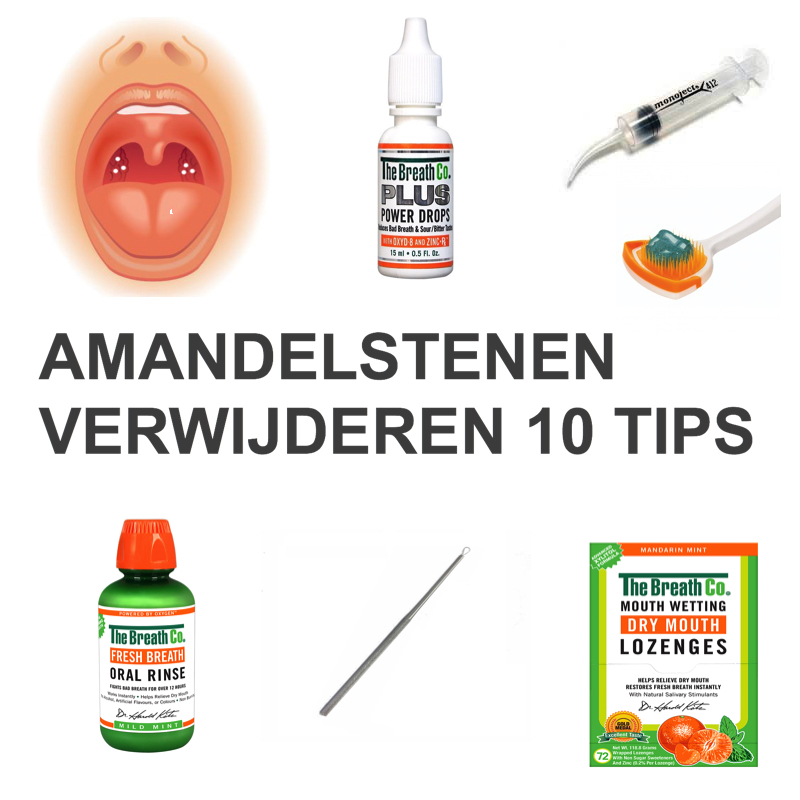 Amandelstenen verwijderen